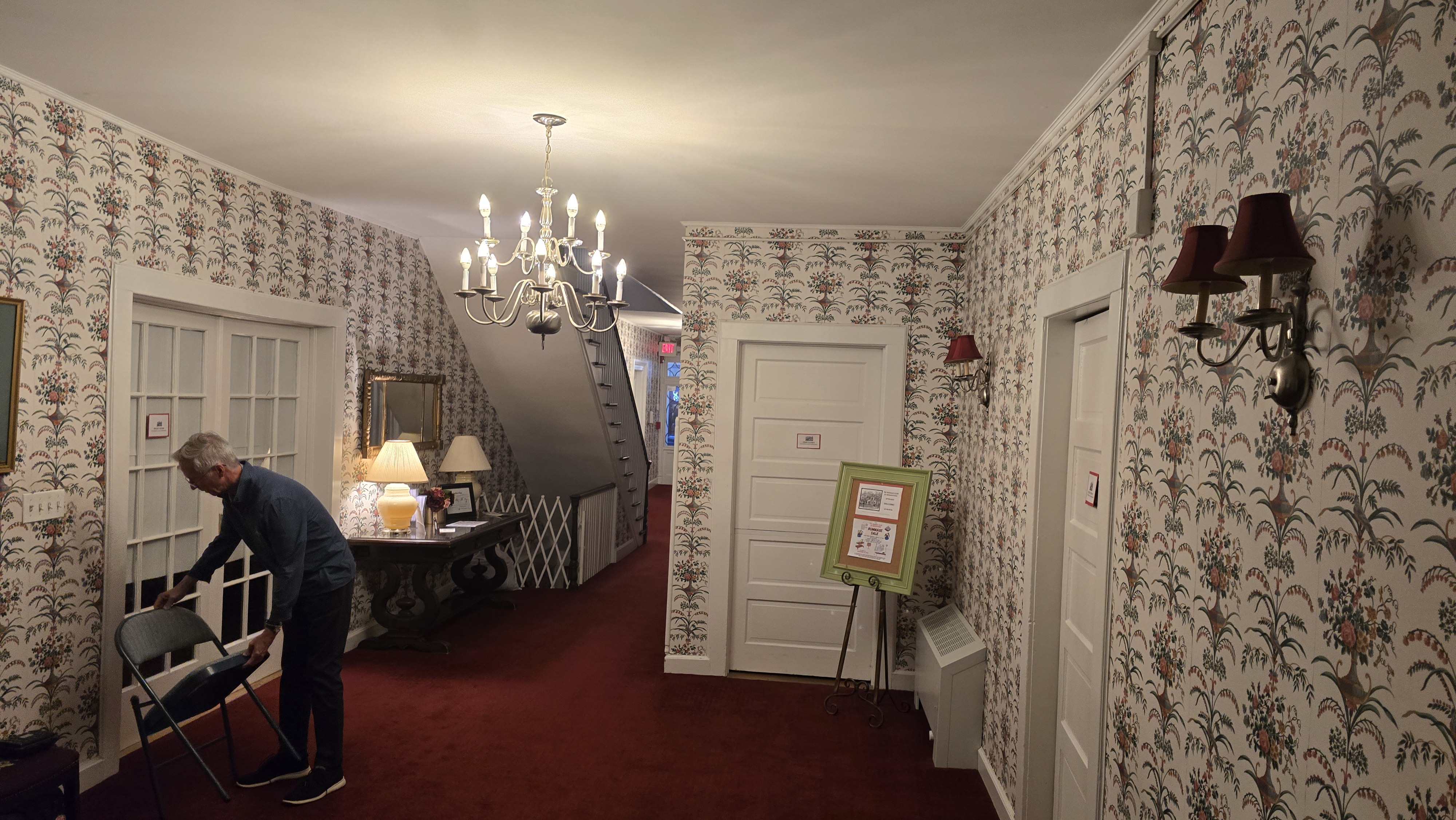 The main hallway of the ground floor of the club
